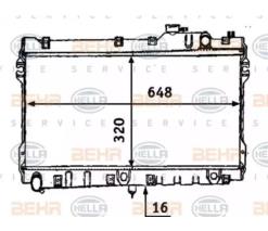 BEHR HELLA SERVICE 8MK 376 707-541